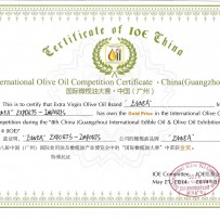 2014 – Golden Prize, China International Competition